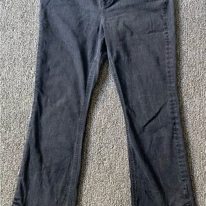 7 For All Mankind Dark Wash Jeans with Copper Buttons